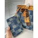 LV Neverfull Original Version Louis Vuitton Luxury Tannin Denim Bags Free Shipping