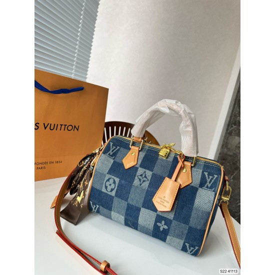 Original Version Louis Vuitton Luxury Hand Bags Free Shipping LV Speedy 25