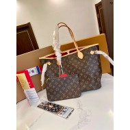 LV Original Version Louis Vuitton Luxury Bags  Neverfull GM Monogram Free Shipping