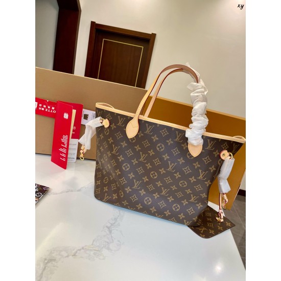 LV Original Version Louis Vuitton Luxury Bags  Neverfull GM Monogram Free Shipping