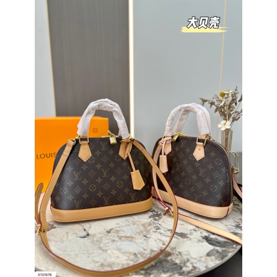 Alma 30cm LV Original Version Louis Vuitton Luxury Bags Free Shipping 