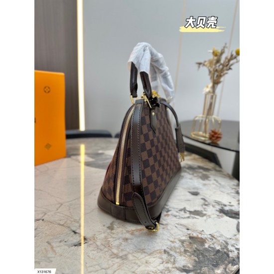 Alma 30cm LV Original Version Louis Vuitton Luxury Bags Free Shipping 