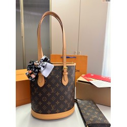 LV Original Version Louis Vuitton Luxury Bags Bucket Free Shipping