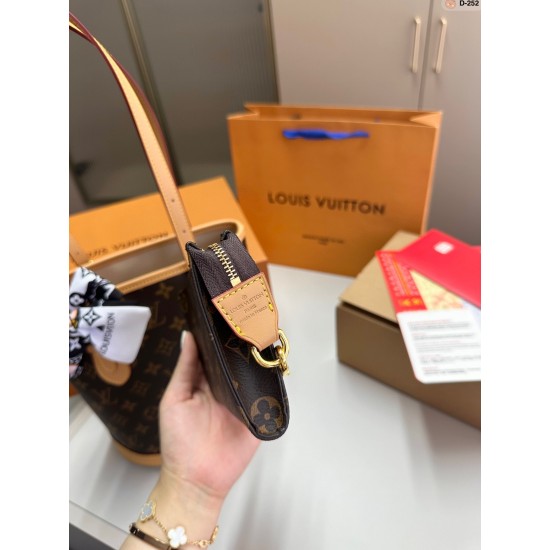 LV Original Version Louis Vuitton Luxury Bags Bucket Free Shipping