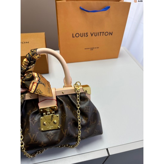 Louis Vuitton LV Mono Gram Clutch Shoulder Bag