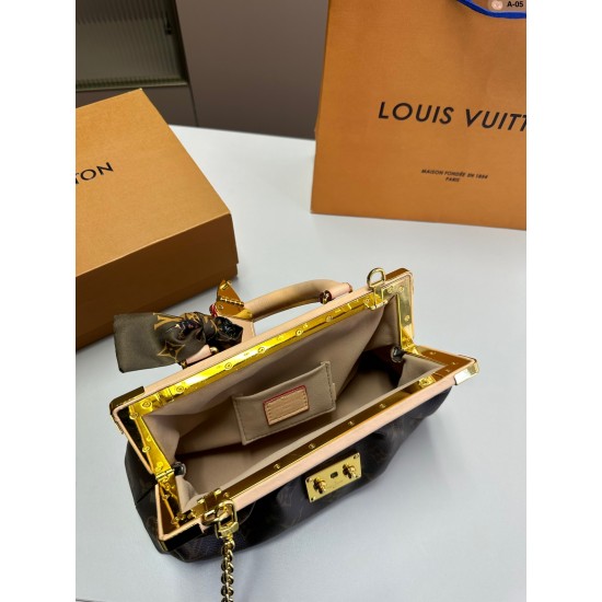 Louis Vuitton LV Mono Gram Clutch Shoulder Bag